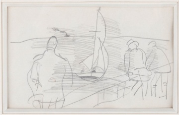 (3) Raoul Dufy (French, 1877-1953) Marines: Drawings